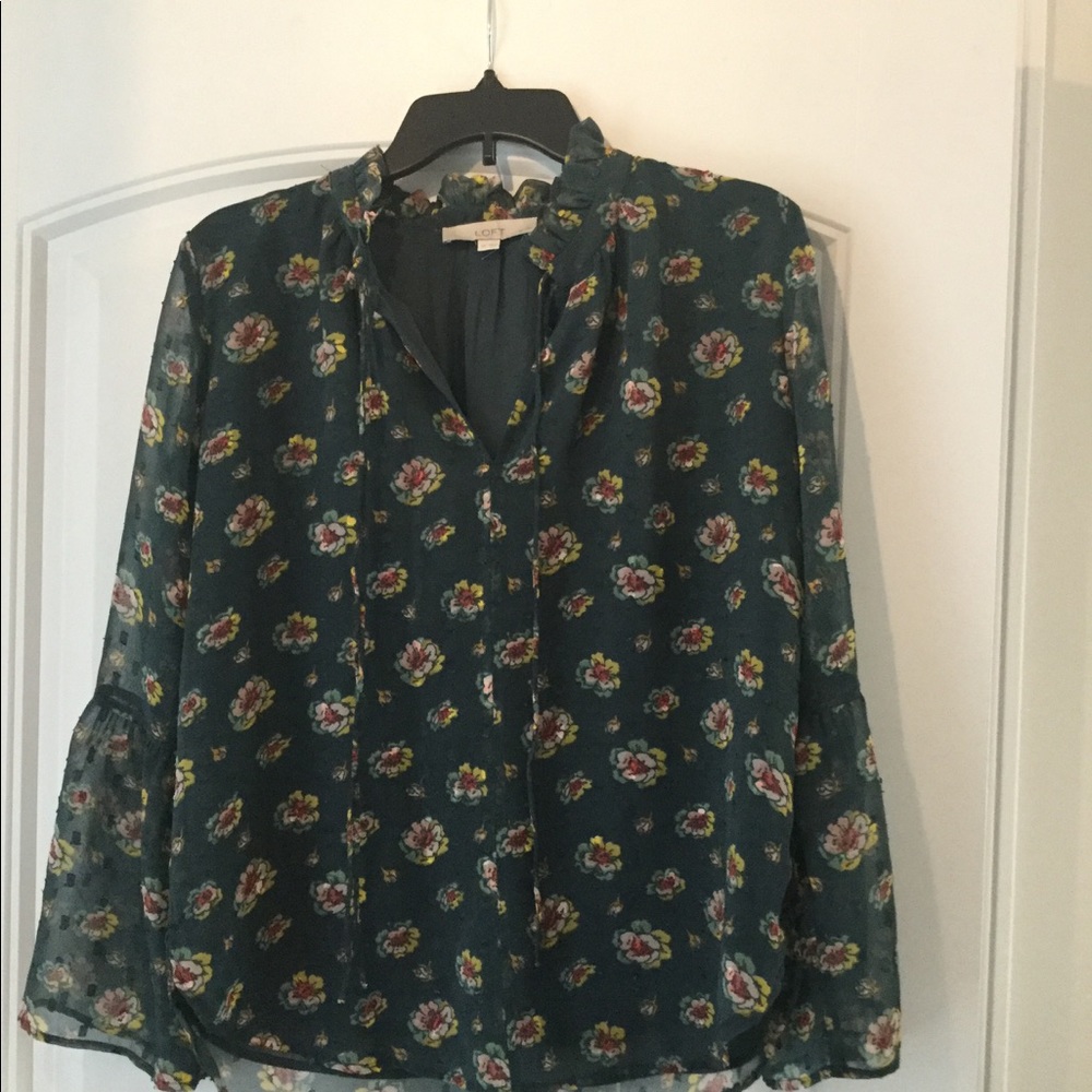 Loft Green Lightweight Top